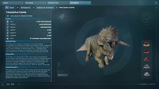 ALL DINOSAURS SOUNDS amp INFORMATION Jurassic World Evolution 2 [upl. by Paff]