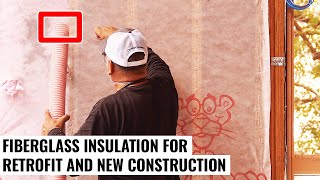 Fiberglass Loosefill Insulation for Retrofit amp New Construction [upl. by Tedie]