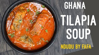 Homemade Tilapia Soup  A Traditional Fish Soup Recipe  Ndudu by Fafa [upl. by Elder]