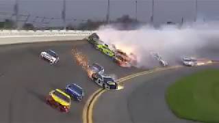 The big one crash  Daytona 500  Nascar Monster Energy 2019  Daytona500 [upl. by Johnsson123]