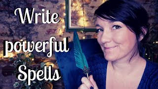 How to write a spell  Beginner witch tips  Writing spells for Witches [upl. by Eihpos534]