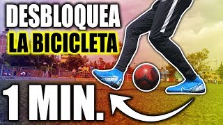 APRENDE LA BICICLETA EN 1 MINUTO como RONALDINHO CR7 NEYMAR  Tutoriales de futbol ⚽️ [upl. by Jarrett]