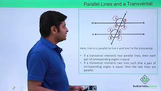 Class 9th  Lines and Angles  Parallel Lines and a Transversal [upl. by Nykal]