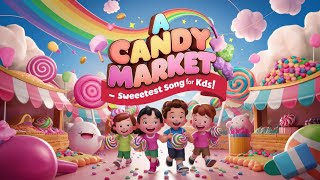 quotA Candy Market  Sweetest Song for Kids kids Rhymes Poem and Cartoon [upl. by Enerehs225]