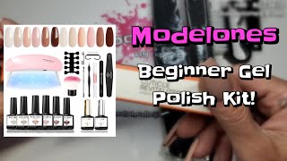 MODELONES BEGINNER GEL POLISH KIT FROM AMAZON [upl. by Stent884]