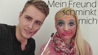 Mein Freund schminkt mich ♥  My boyfriend does my makeup [upl. by Krahmer]