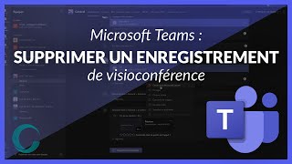 Teams  Supprimer un enregistrement de visioconférence 2020 [upl. by Kostival]