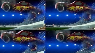 Cars 3 Lightning McQueens Crash  1 MILLION TIMES [upl. by Aisena]