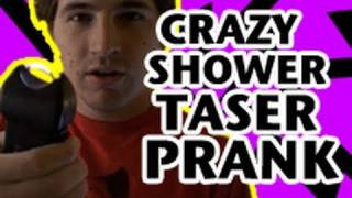 Crazy Shower Taser Prank [upl. by Annaig]