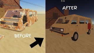 A Dusty Trip  How to build the Van and Fix its engine in Roblox Dusty Trip  Roblox  A Dusty Trip [upl. by Drhacir190]