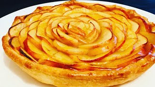 Tarte Aux Pommes  Recette Rapide [upl. by Anglo]