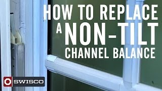 How to replace a nontilt window channel balance [upl. by Penoyer]