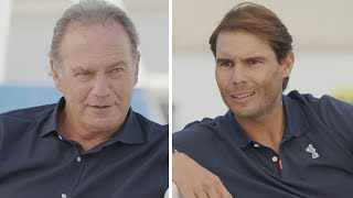 El ridículo final de Bertín Osborne y Rafael Nadal en Mi casa es la tuya de telecinco [upl. by Anait447]