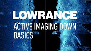 Lowrance  Active Imaging™ DownScan Basics [upl. by Oicnanev]