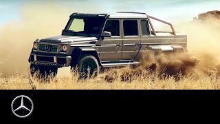 MercedesBenz G 63 AMG 6x6 Latest member of the GClass family [upl. by Olegna8]