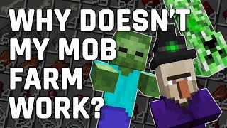 Why Doesnt My Mob Farm Work Tutorial  Mastering Minecraft 115 Java Edition [upl. by Durst]