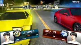 Initial D Arcade Stage 7 AA X  InStore Battle First online race in D7 [upl. by Gresham]