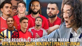 MALAYSIA MARAH BESARJAIRO REIDEWALD AKHIRNYA AMBIL KEPUTUSAN•PSSI SEDANG MENGUMPULKAN DATA 5 PEMAIN [upl. by Nnylrebma703]