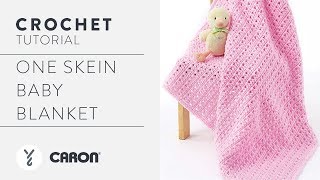 Crochet A Baby Blanket With One Skein Of Yarn [upl. by Benge323]