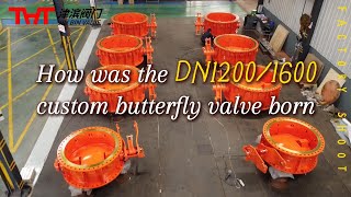 How is DN12001600 custom threeway butterfly valve born [upl. by Nuri]