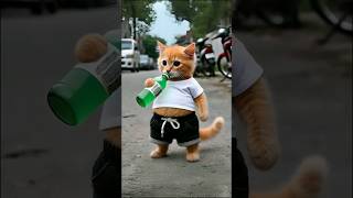 zombie virus attack cat video viral youtube shorts 🧟🧟😺 shorts viralvideo short kitten cartoon [upl. by Liddie]