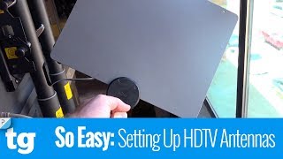 So Easy Setting Up HDTV Antennas [upl. by Alidis754]