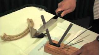 Vector Marketing  How to Sharpen Cutco Cutlery [upl. by Htinnek]