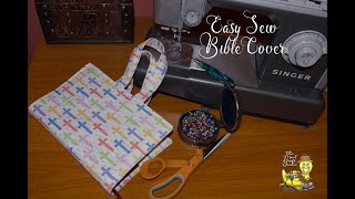 How to make Book cover with Leftover Fabric  DIY BIBLE COVER  Niya Kumar [upl. by Fotzsyzrk42]