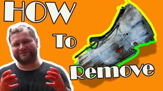 How to Remove a Transmission Part 1 Jeep Grand Cherokee [upl. by Gniw204]