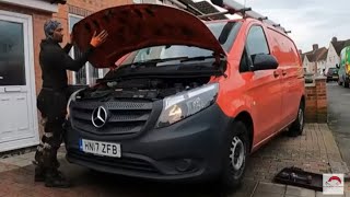 2017 Mercedes Benz Vito 109 CDI 16L Diesel Clutch Replacement [upl. by Vories]