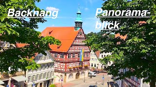 Backnang kleine Stadtführung Panoramablick [upl. by Wistrup]