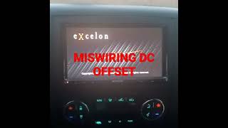 Miswiring Dc Offset Error Quick FixKenwood Car Stereos [upl. by Yerok405]