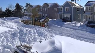 Snow Plowing on Prince Edward Island CANADA [upl. by Isola304]