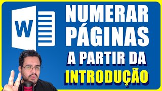 📄 Word Como numerar páginas nas Normas ABNT [upl. by Nysilla]