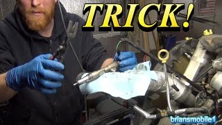 How to replace injectors on a 60 powerstroke [upl. by Carline866]