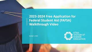 20232024 FAFSA Walkthrough Video English [upl. by Jauch295]