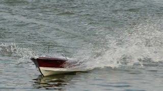 Test Riva Aquarama RC with dual brushless motors [upl. by Aydne]