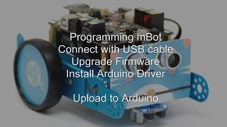 Connect mBot first time [upl. by Aihsik]