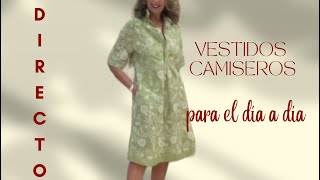 DIRECTO Vestidos camiseros para el día a día con lauramodagijon [upl. by Cadman337]