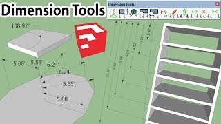 SketchUp Advanced Dimension Tools [upl. by Yrdua]