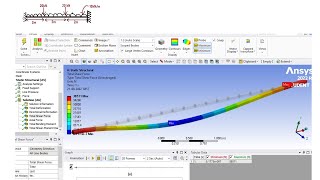 Ansys Tutorial  Both End Fixed Beam with UDL and Point Load  Static Structural Tutorial  05 [upl. by Soloma]