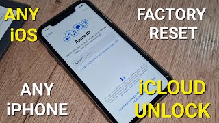 Factory Reset with New Method and iCloud Locked to Owner UnlockRemoveBypass Any iPhone iOS✔️ [upl. by Enohsal319]
