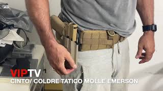 REVIEW CINTO COLDRE TATICO MOLLE EMERSON [upl. by Gilbye]