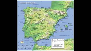 Geographical conditions of the Iberian Peninsula [upl. by Avlem]