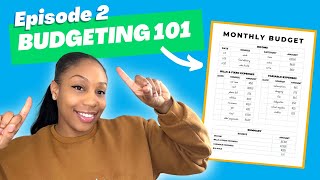 How to Budget and SAVE money  Ep 2  Budgeting 101 for beginners [upl. by Ahsiena634]