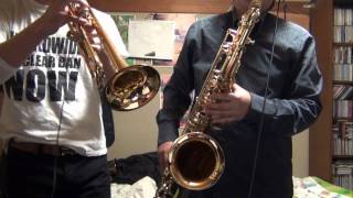 【saxamptp】Just Be Friends演奏してみた【un】 [upl. by Morgenthaler]