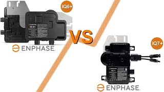 Enphase IQ6 vs Enphase IQ7 Micro Inverter Comparison  RENVU [upl. by Naujik410]