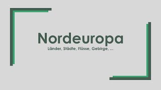 Geographie Nordeuropa einfach und kurz erklärt [upl. by Haida]