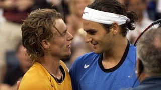 Roger Federer vs Lleyton Hewitt 2004 US Open Final Highlights [upl. by Jr163]