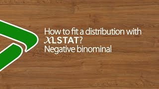 How to fit a distribution with XLSTAT Negative binomial [upl. by Matilde]